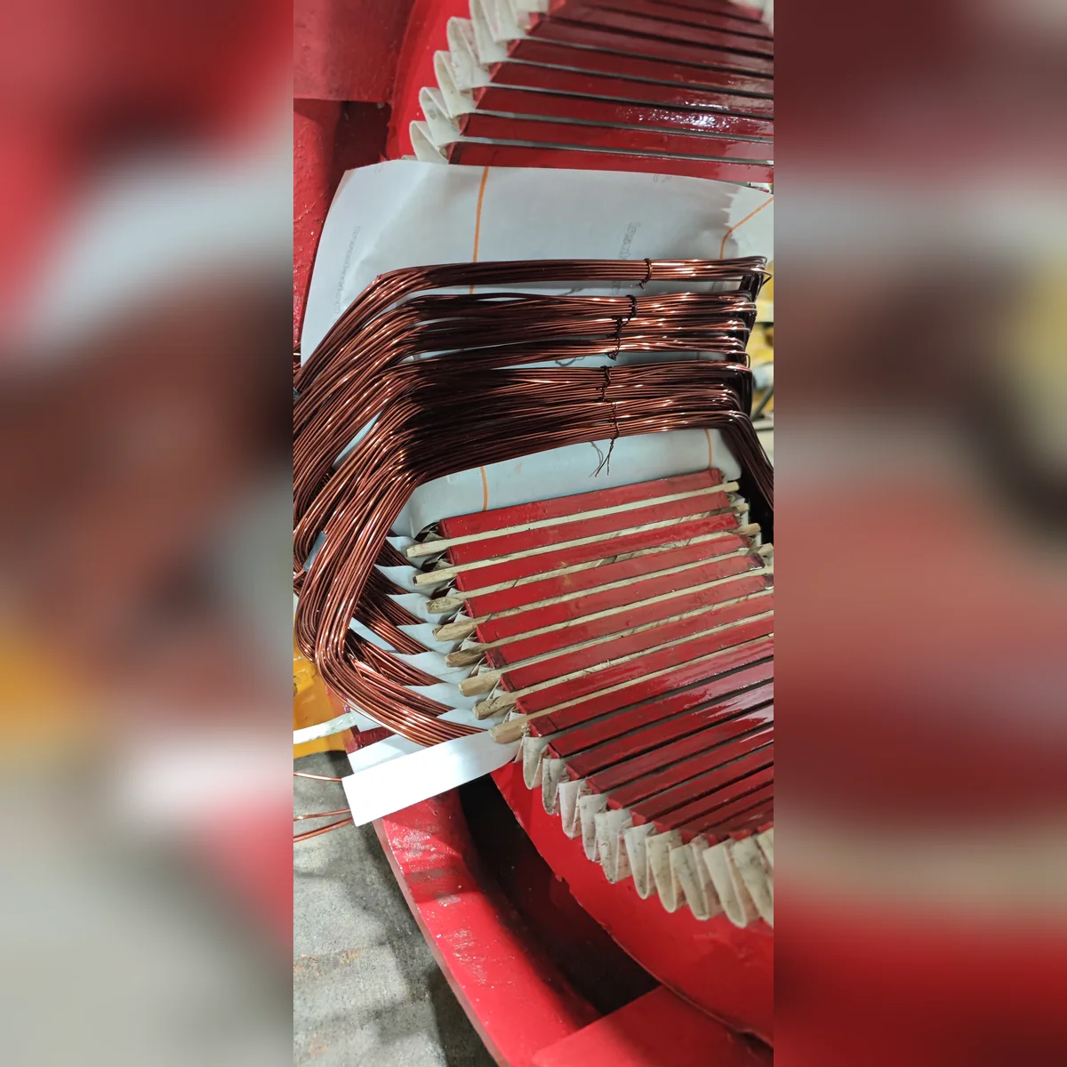 سیم‌پیچی الکتروموتور سه فاز 75 کیلووات
