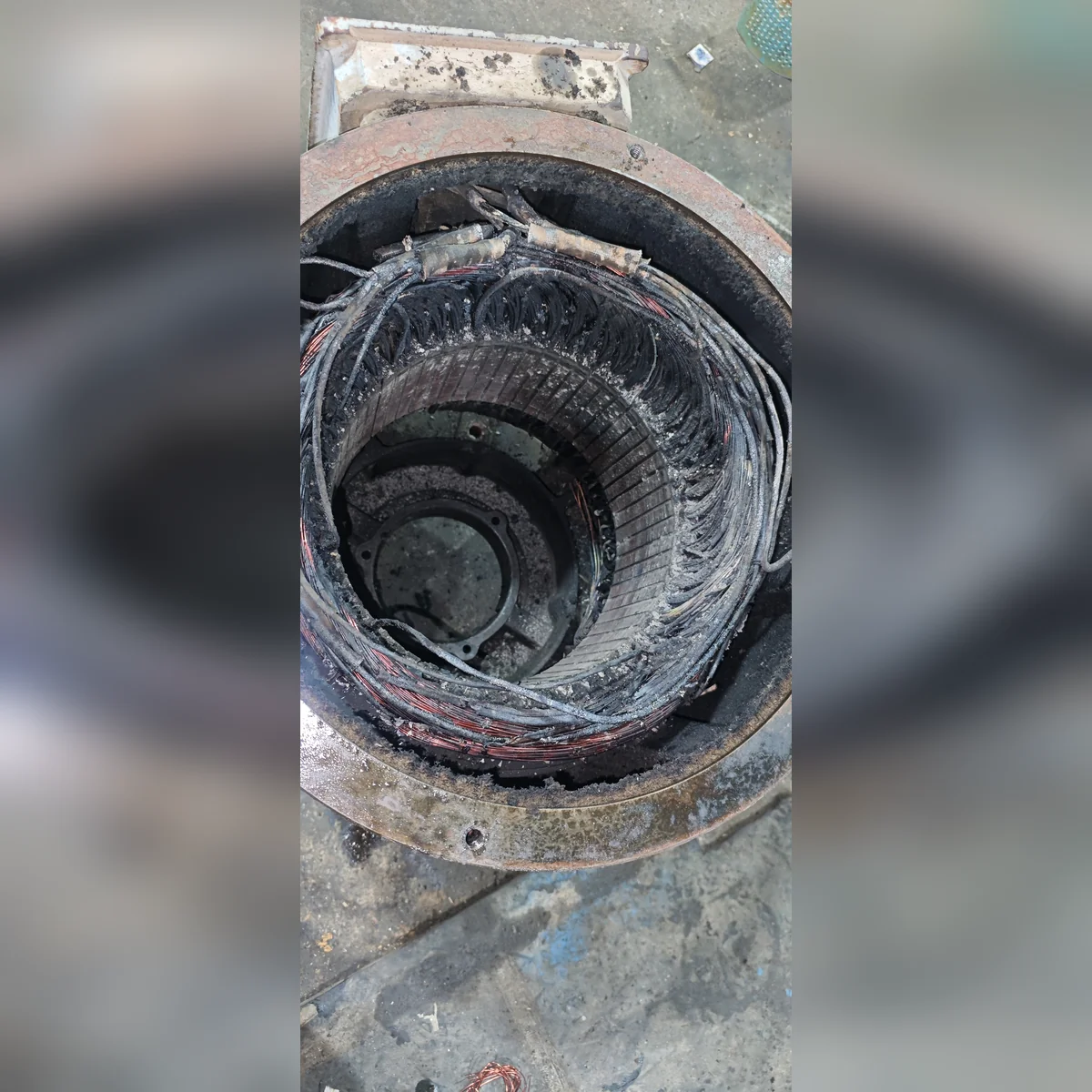 سیم پیچی و باز سازی الکتروموتور 100اسب ABB